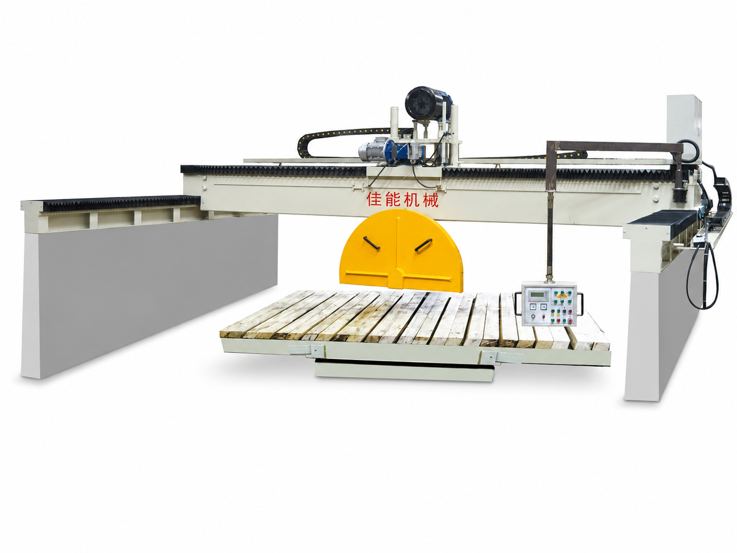 JNZQ1200 Infrared Double Beam Bridge Type Intermediate Cutting Machine